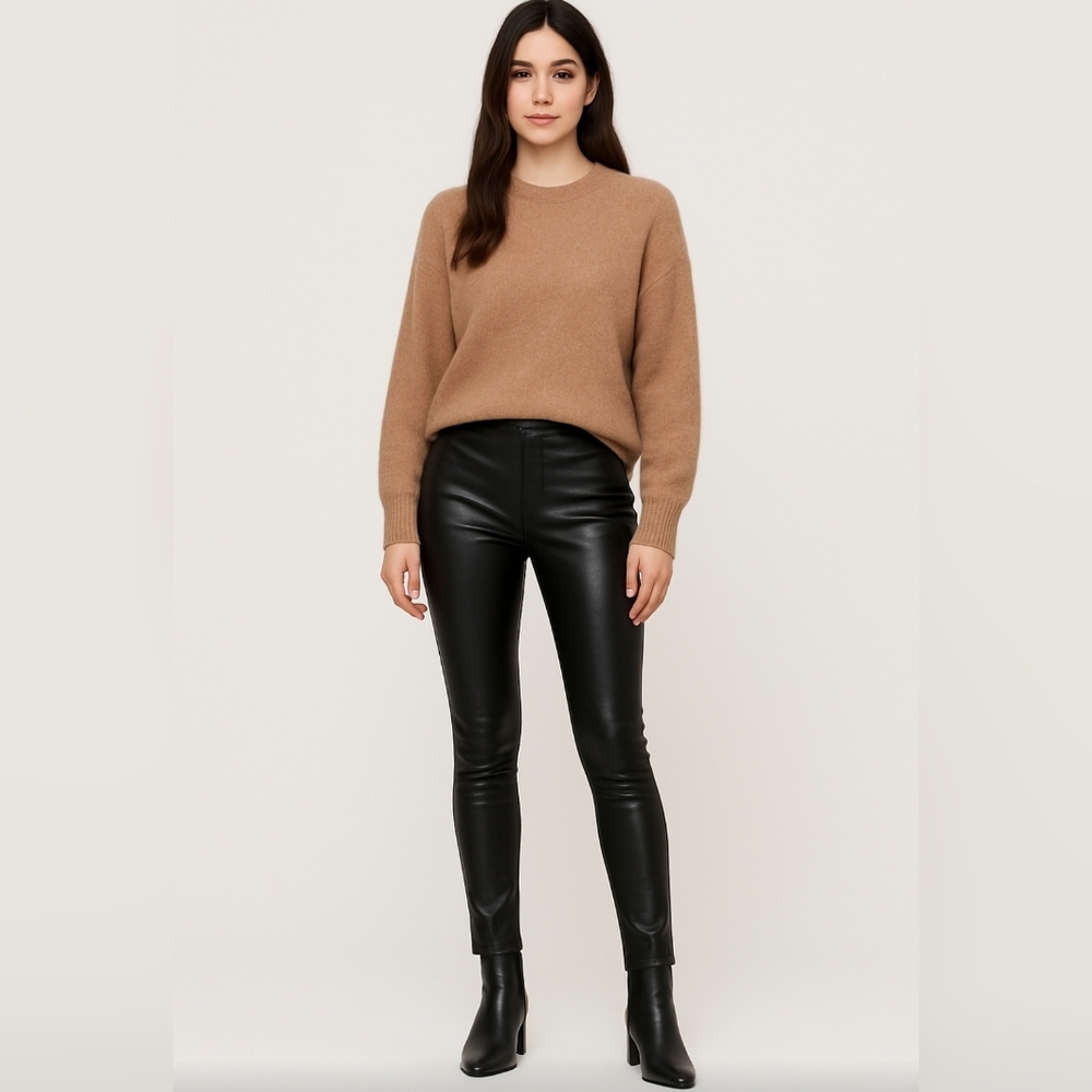 Chico faux leather pants Size 2R